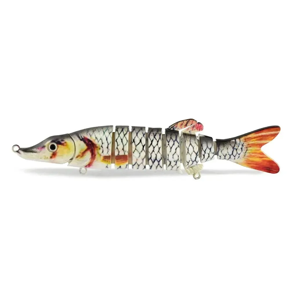 Lureswholesale® 125mm Wobblers Multi Jointed Swimbait