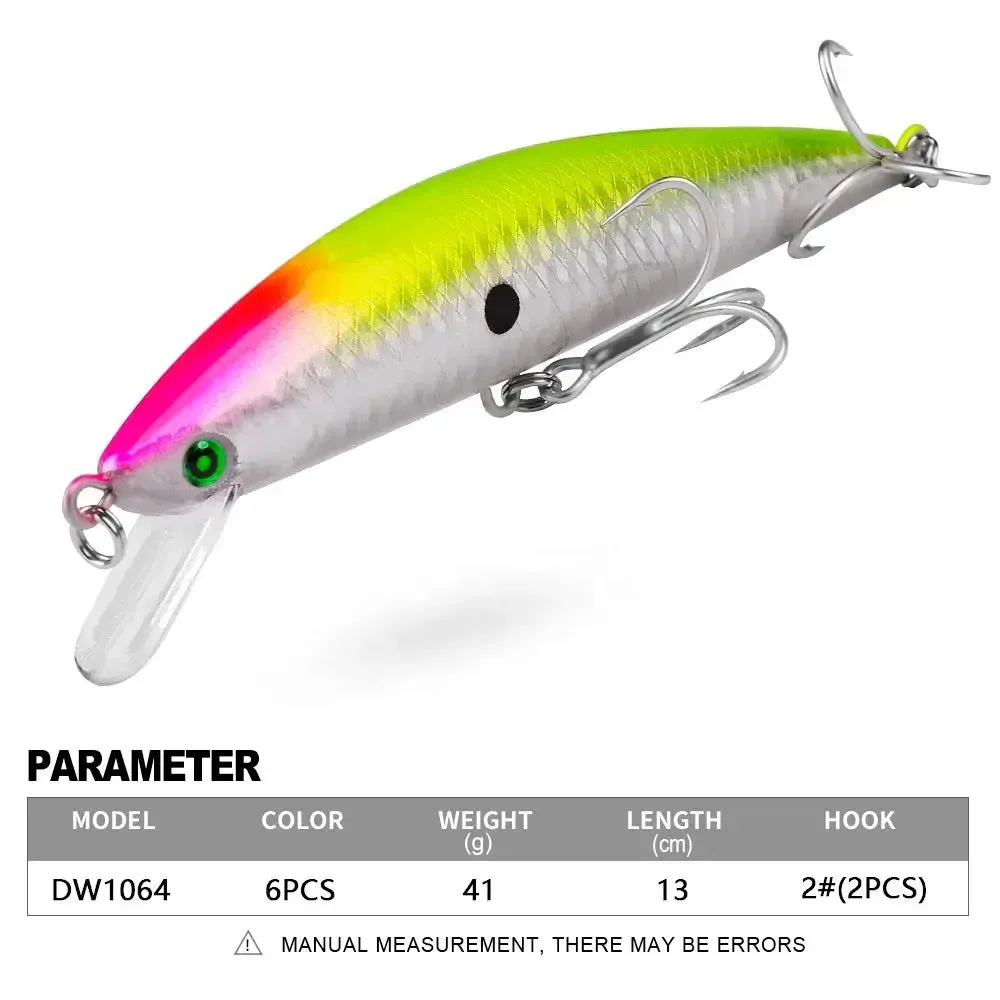 Lureswholesale®  130mm 41g Jerkbait Wobbler Long Distance Minnow Lure