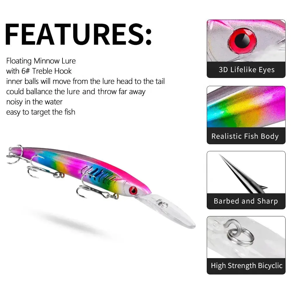 Lureswholesale® 15cm 12g Fishing Minnow Lure