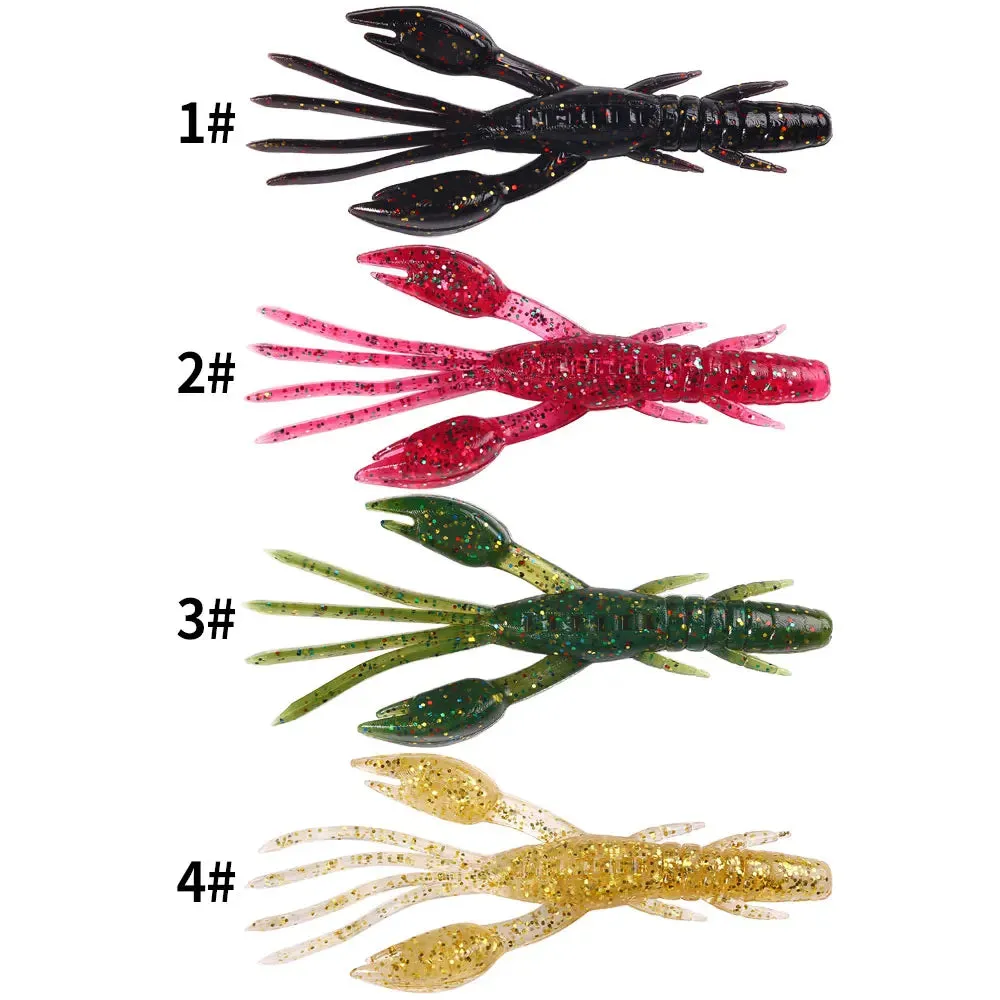Lureswholesale® 2pcs one bag 10cm soft shrimp fishing lures