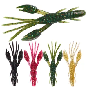 Lureswholesale® 2pcs one bag 10cm soft shrimp fishing lures