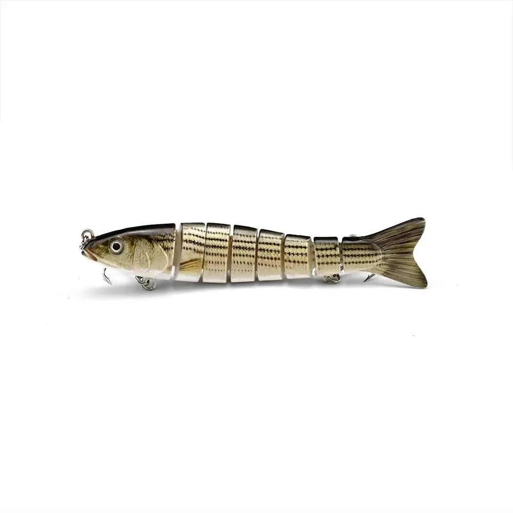 Lureswholesale® 3pcs a box Jointed Crankbait Swimbait 8 Segment Fishing Lures