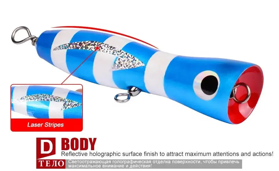 Lureswholesale® 4 color wood bait Big wave fish 175mm 62G Lure