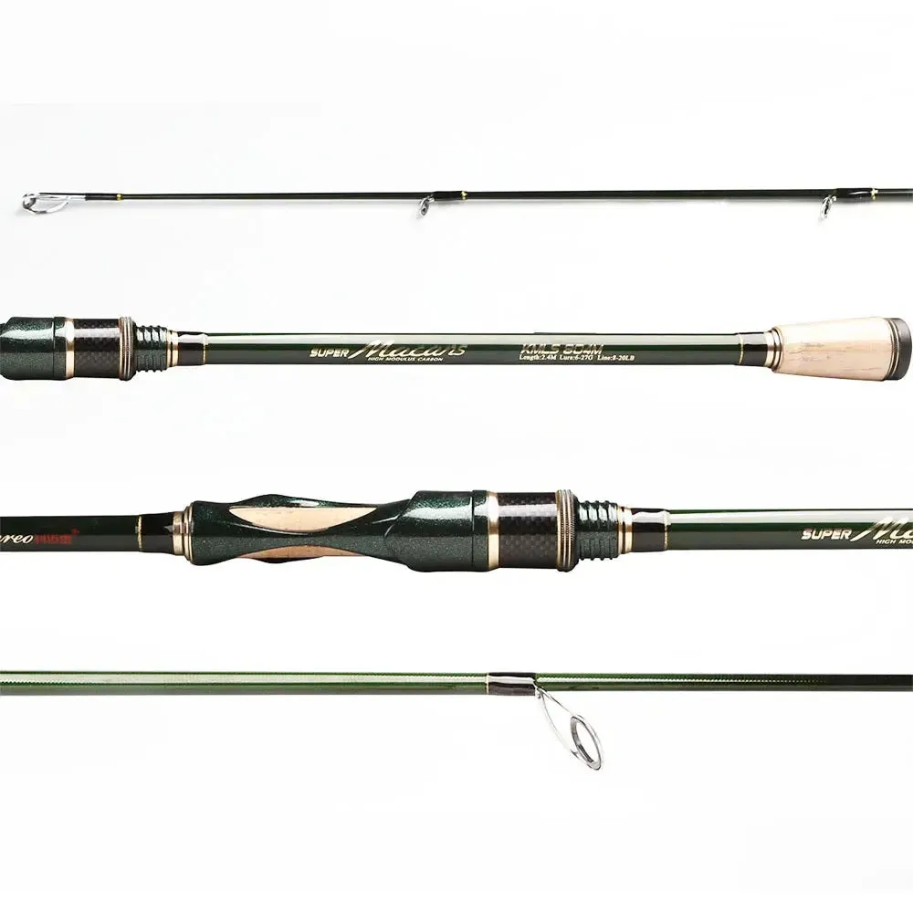 Lureswholesale® 4 Pieces Multi Section Carbon Fiber Fishing Rod