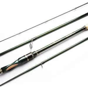 Lureswholesale® 4 Pieces Multi Section Carbon Fiber Fishing Rod