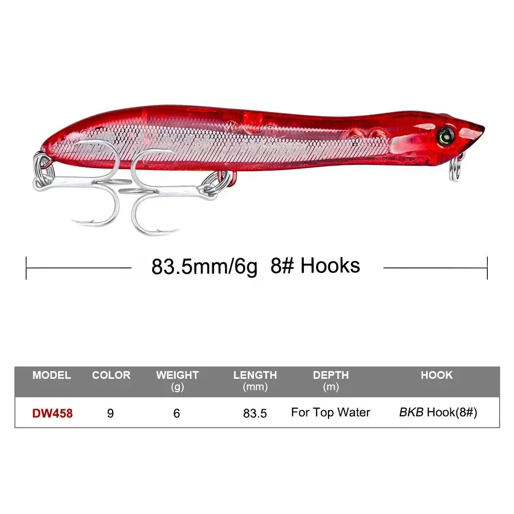 Lureswholesale® 6g 8.35cm Floating Artificial Bass Baits