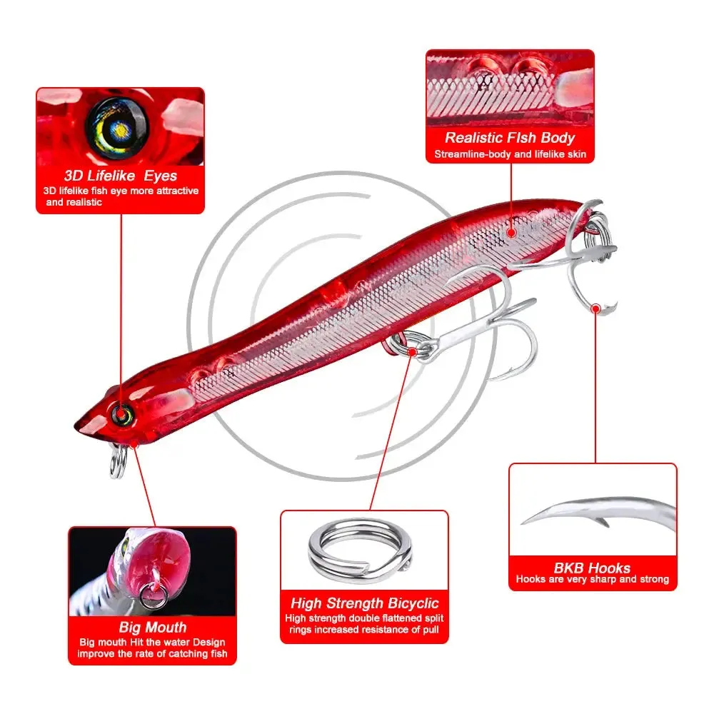 Lureswholesale® 6g 8.35cm Floating Artificial Bass Baits