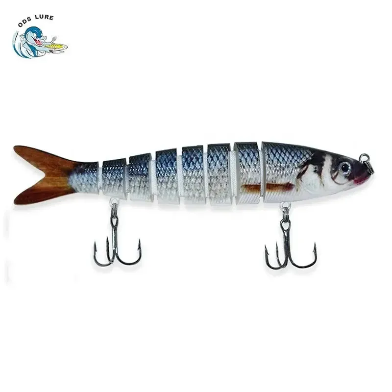 Lureswholesale® 8 segment Wobblers multi Jointed  Fishing Lures