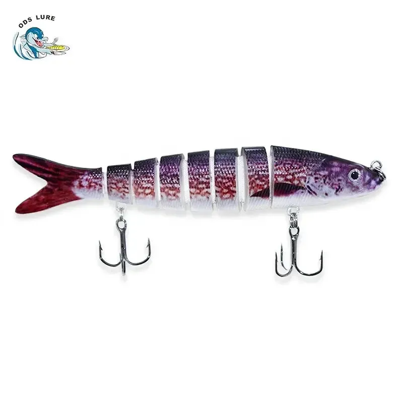 Lureswholesale® 8 segment Wobblers multi Jointed  Fishing Lures
