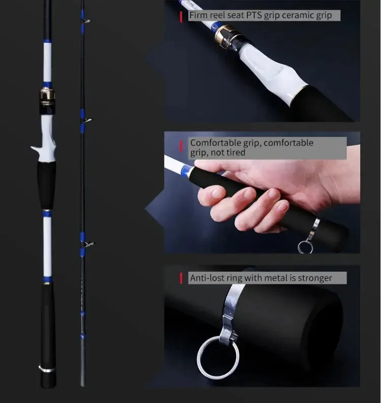 Lureswholesale® Carbon Fiber Offshore Big Game Sea Trolling Rod