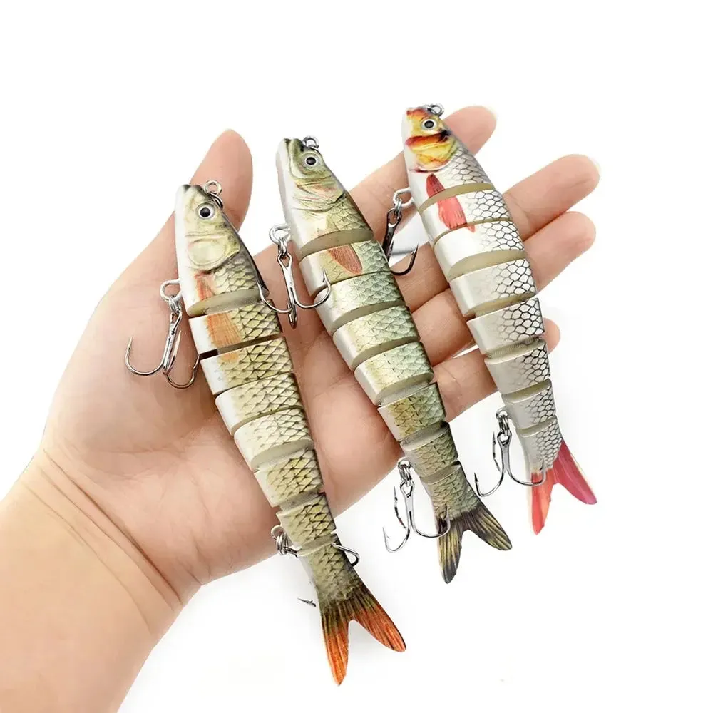 Lureswholesale® fishing segmented lure wobbler set
