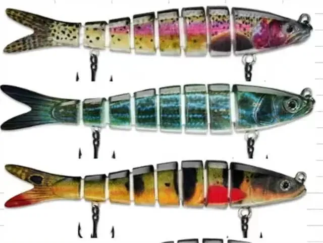Lureswholesale® fishing segmented lure wobbler set