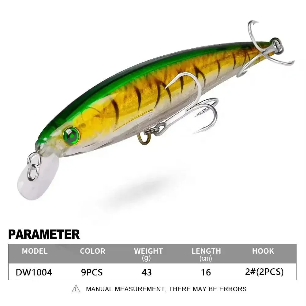 Lureswholesale® Jerkbait Minnow Lures for Freshwater And Saltwater