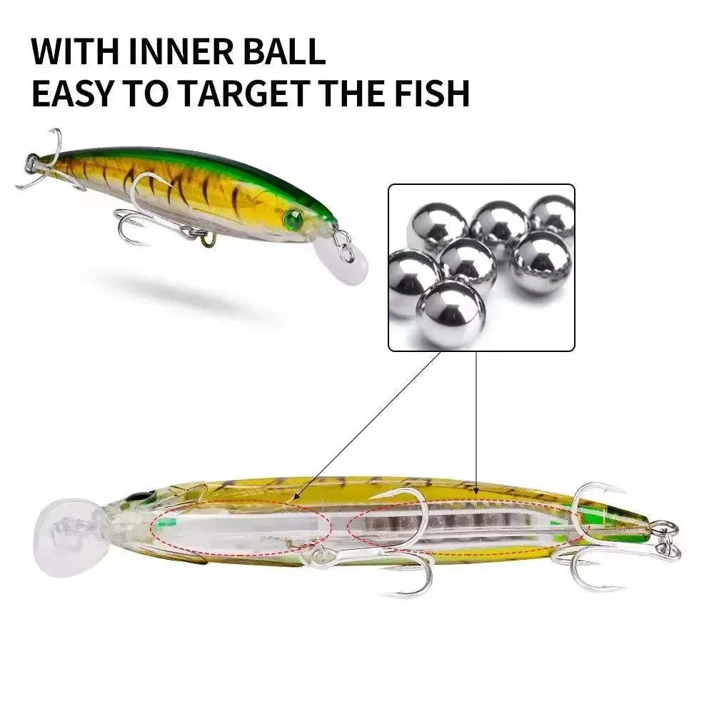 Lureswholesale® Jerkbait Minnow Lures for Freshwater And Saltwater