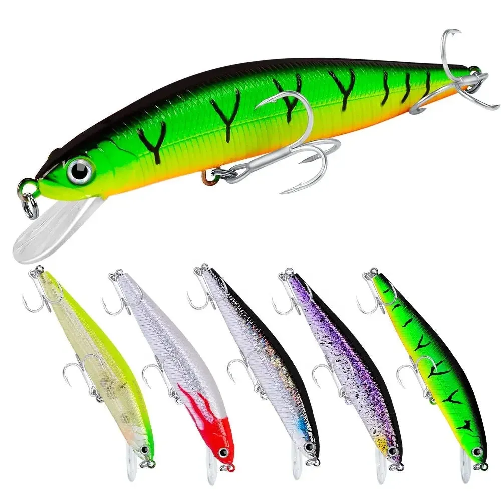 Lureswholesale® Lifelike Hard Plastic Minnow Swim Fishing Lure