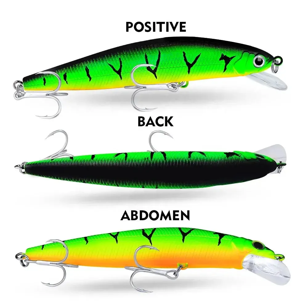 Lureswholesale® Lifelike Hard Plastic Minnow Swim Fishing Lure