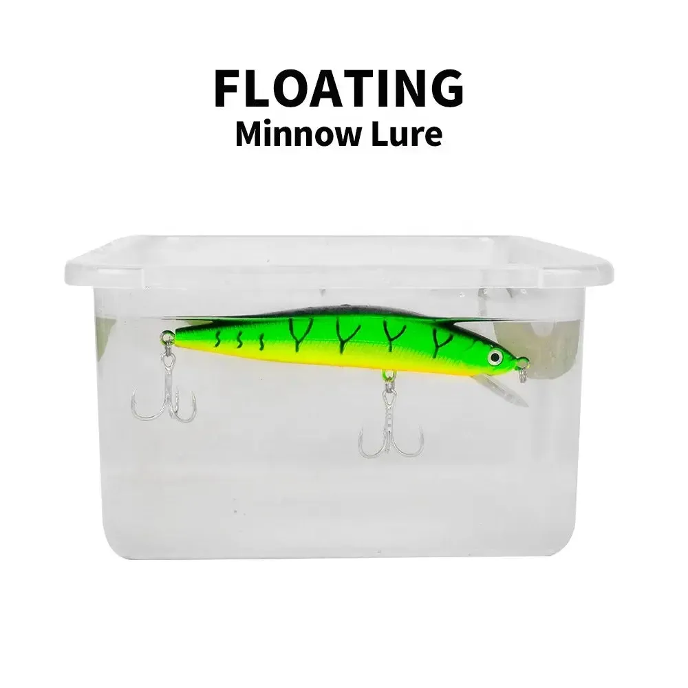 Lureswholesale® Lifelike Hard Plastic Minnow Swim Fishing Lure