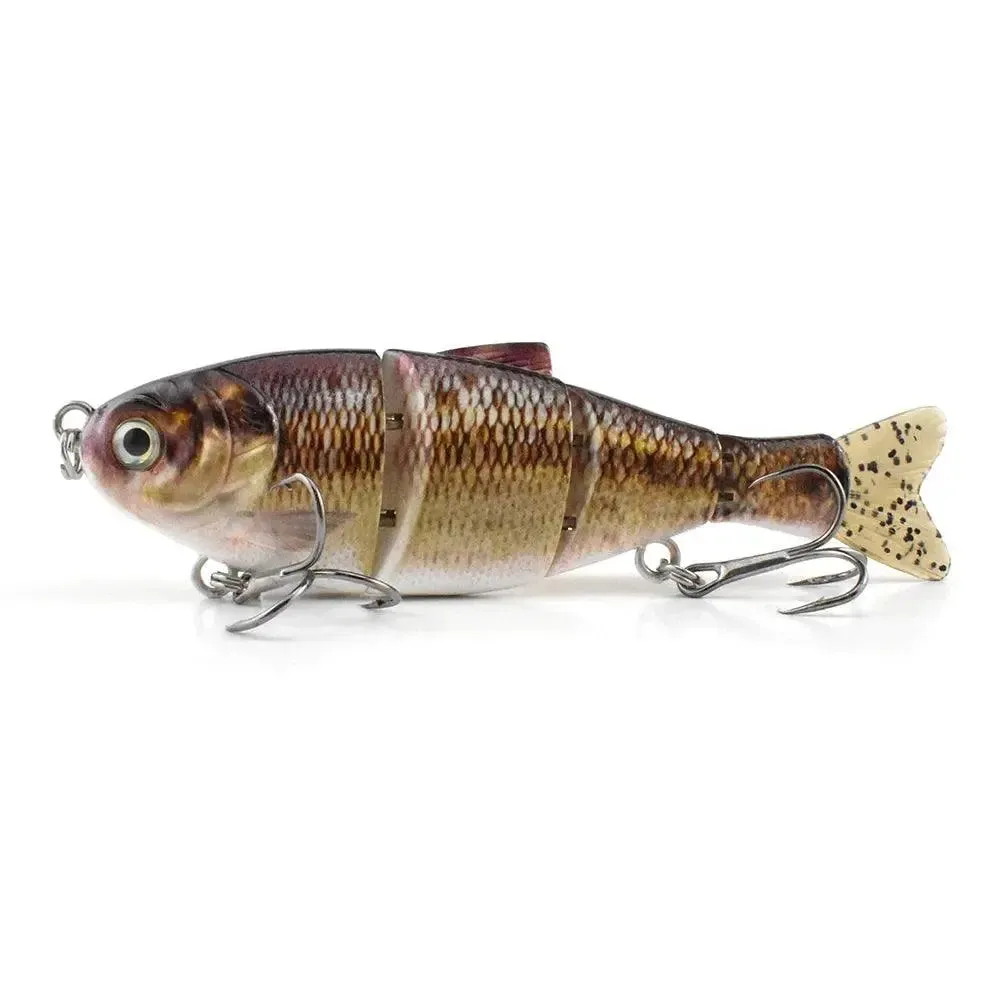 Lureswholesale® New 4 Section Softtail Plastic Shad Lure