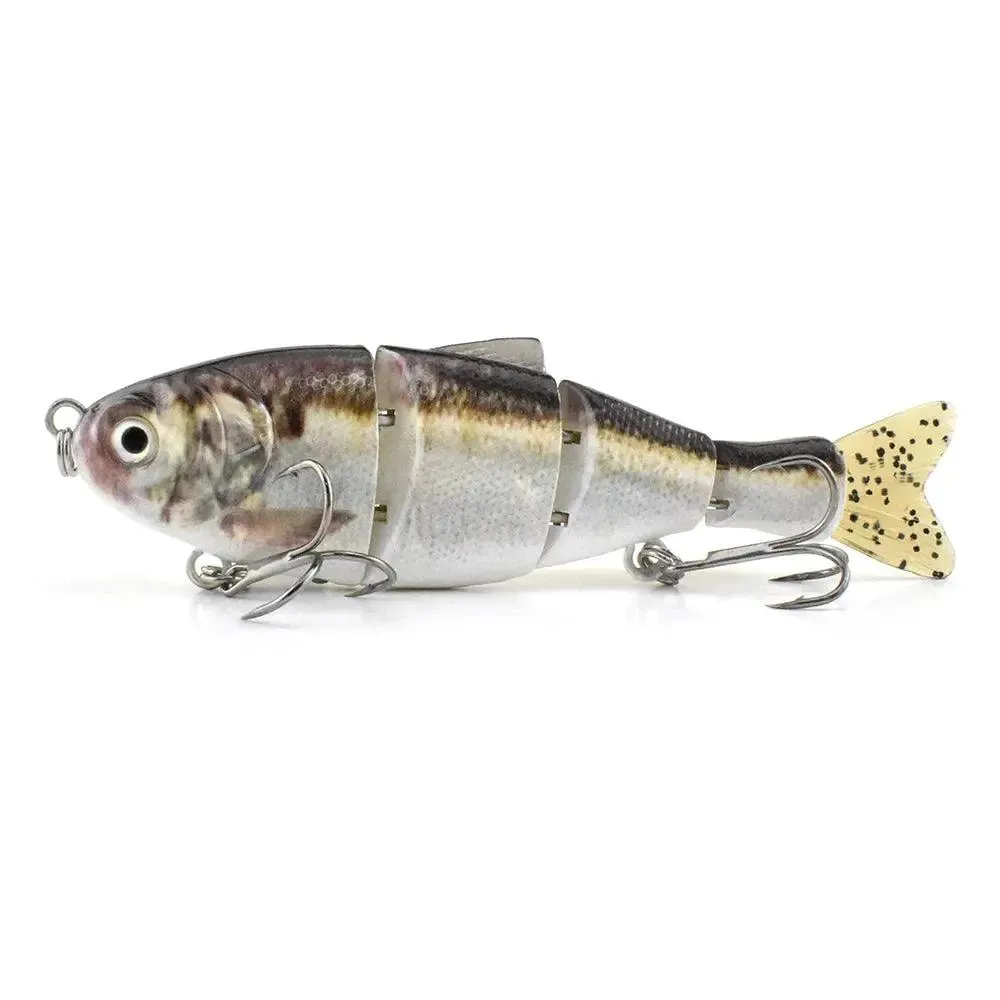 Lureswholesale® New 4 Section Softtail Plastic Shad Lure