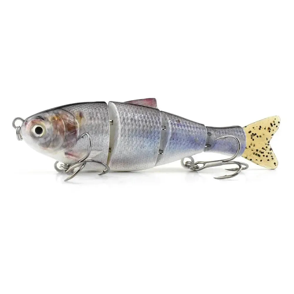 Lureswholesale® New 4 Section Softtail Plastic Shad Lure