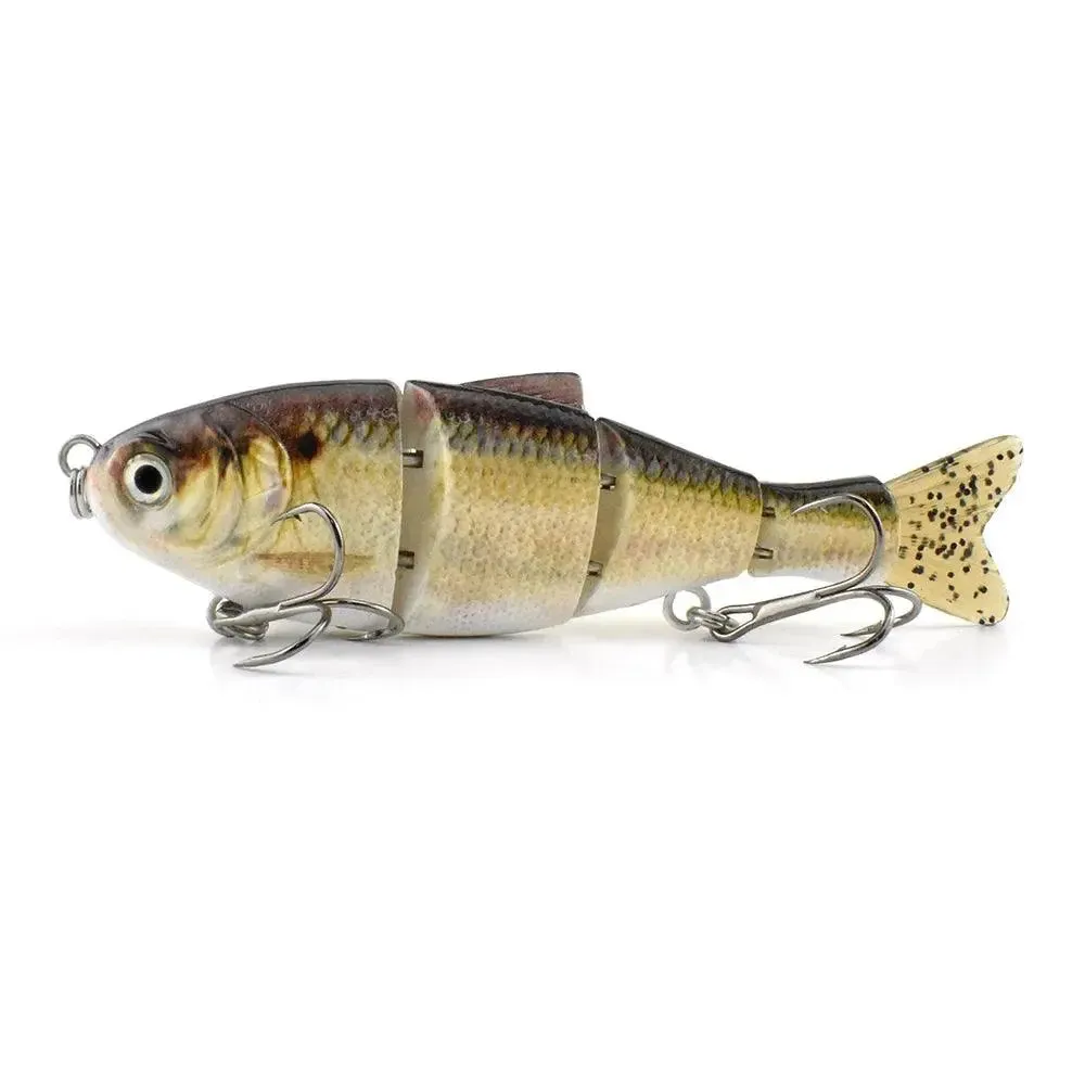 Lureswholesale® New 4 Section Softtail Plastic Shad Lure