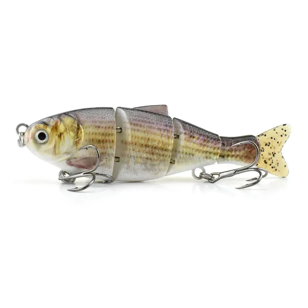 Lureswholesale® New 4 Section Softtail Plastic Shad Lure
