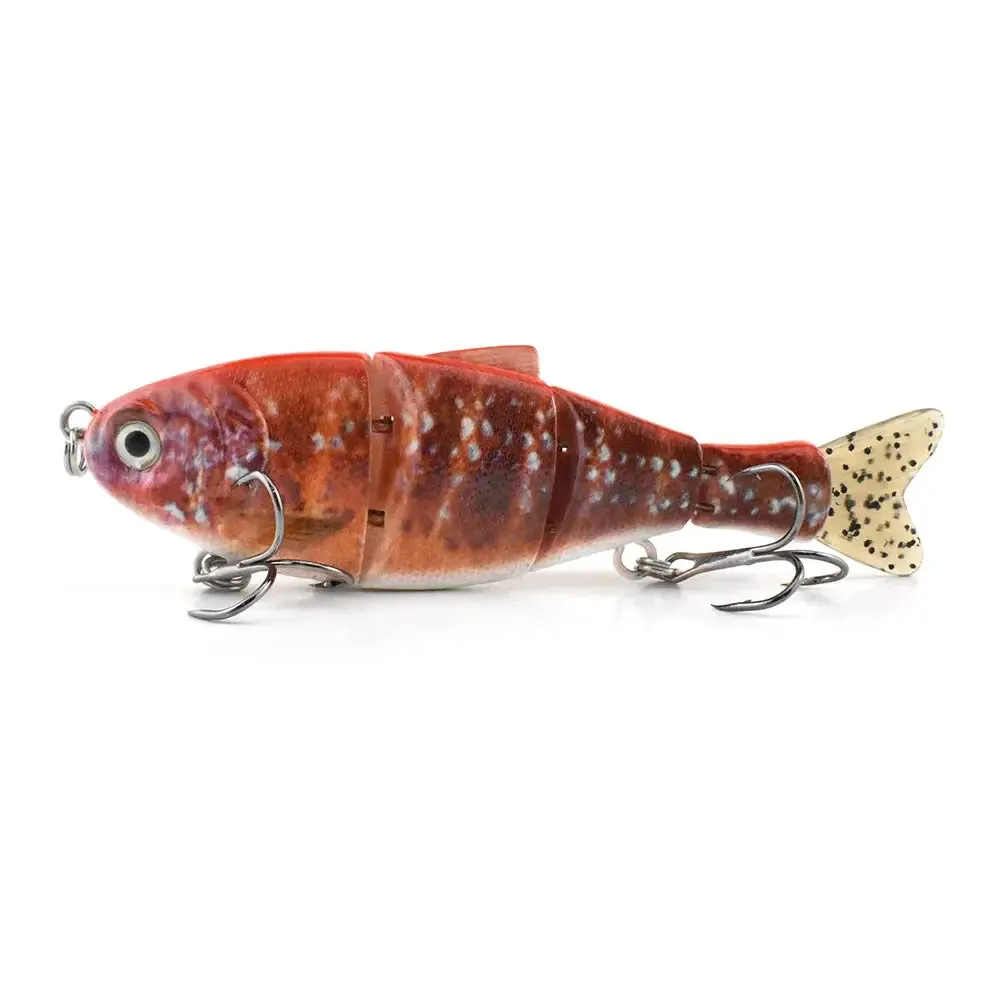 Lureswholesale® New 4 Section Softtail Plastic Shad Lure