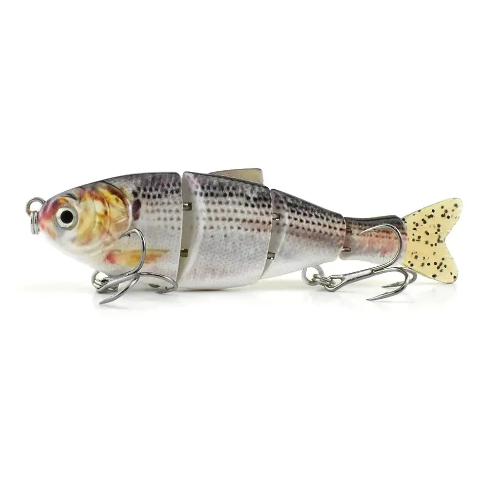 Lureswholesale® New 4 Section Softtail Plastic Shad Lure