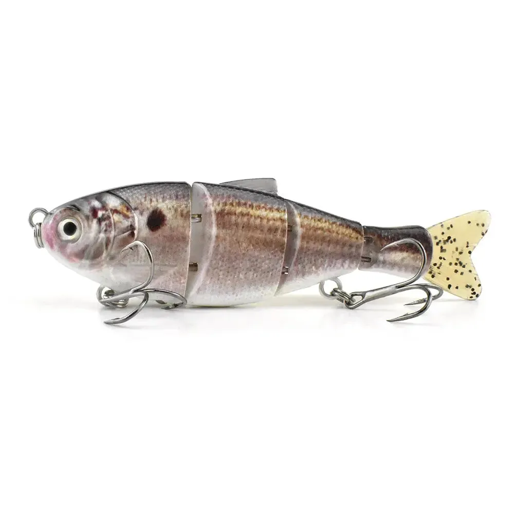 Lureswholesale® New 4 Section Softtail Plastic Shad Lure