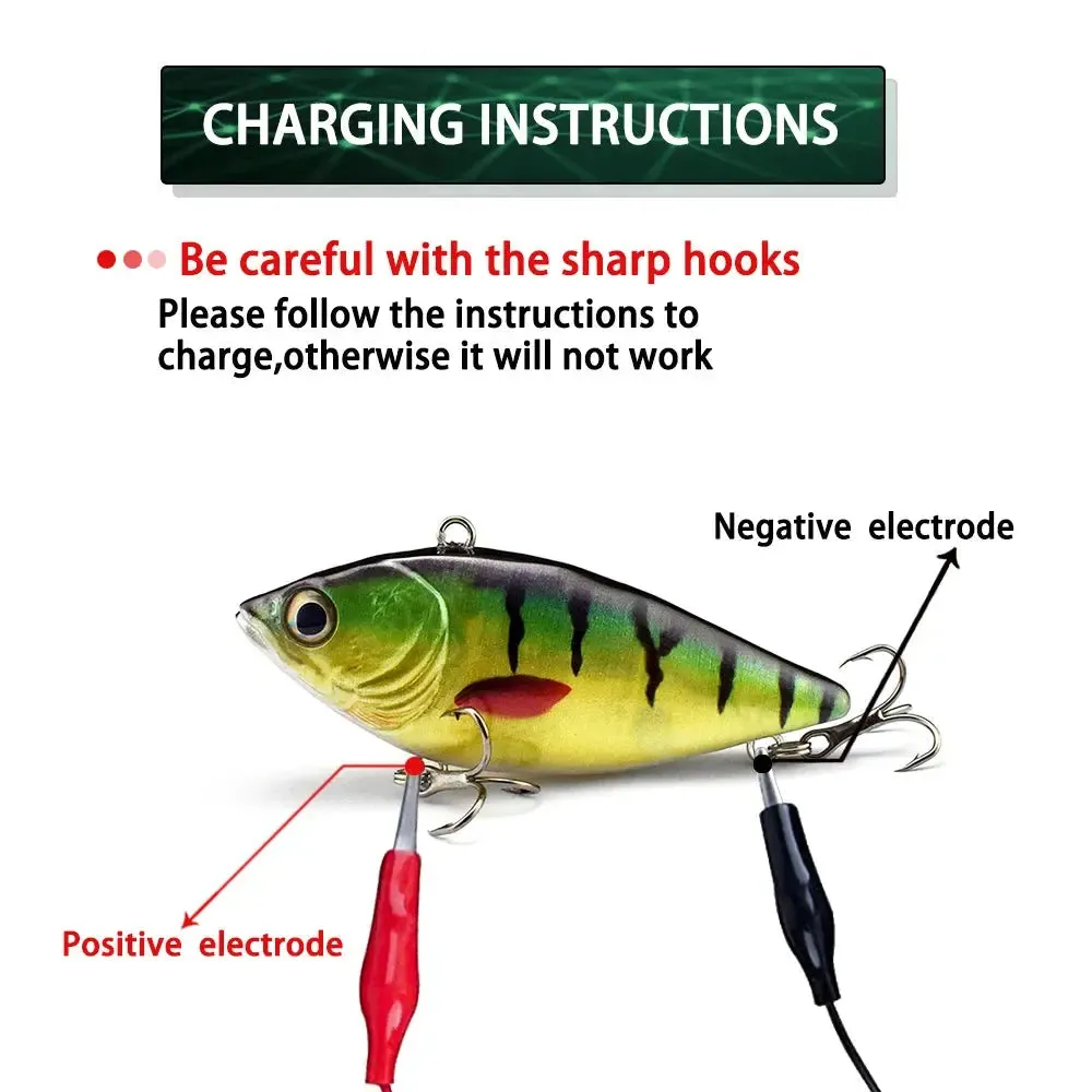 Lureswholesale® New Vibration electric Jerk bait USB Charge