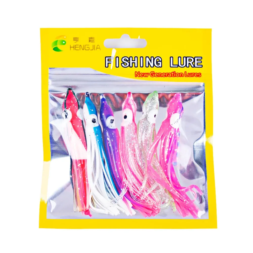 Lureswholesale® Octopus Squid Skirt Saltwater Soft Fishing Lures