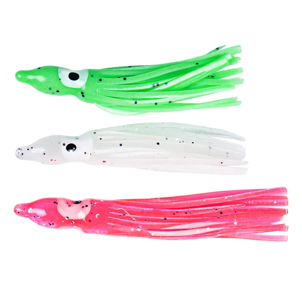 Lureswholesale® Octopus Squid Skirt Saltwater Soft Fishing Lures