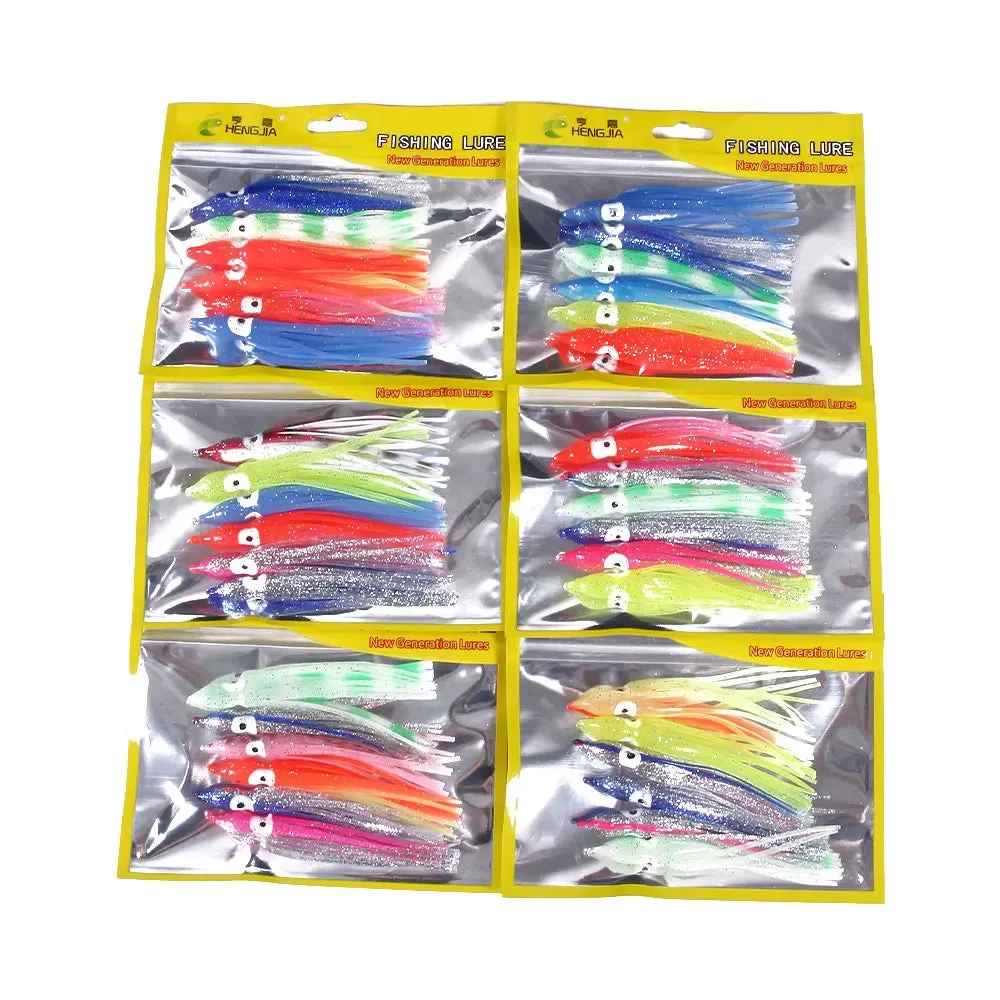 Lureswholesale® Octopus Squid Skirt Saltwater Soft Fishing Lures
