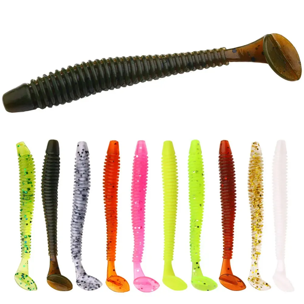 Lureswholesale® Paddle Tail Wobbler For Bass Bait Lures