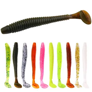 Lureswholesale® Paddle Tail Wobbler For Bass Bait Lures