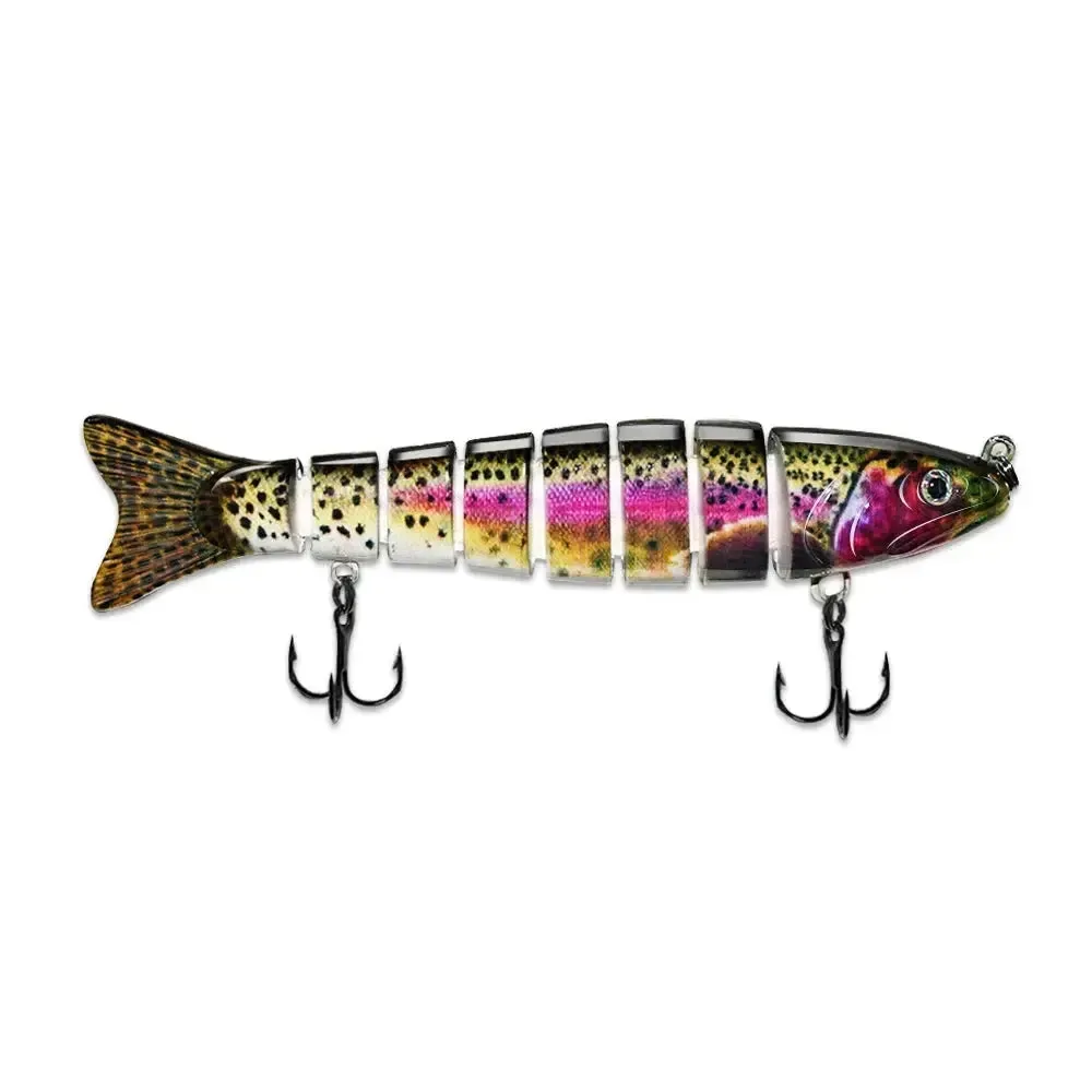 Lureswholesale® plastic hard multi joint fishing lure