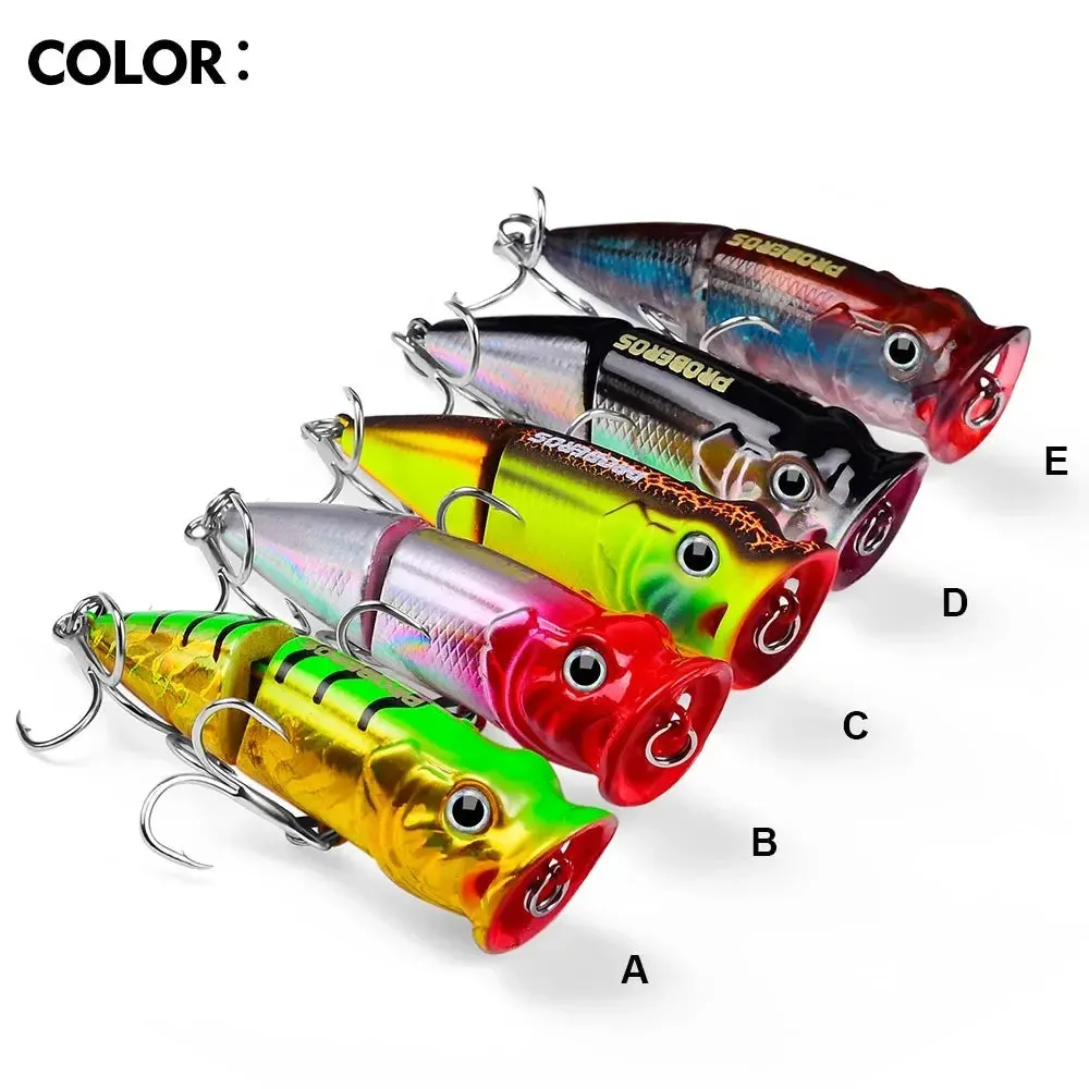 Lureswholesale® Popper Hard Bass 3D Eyes Big Mouth Floating Lure