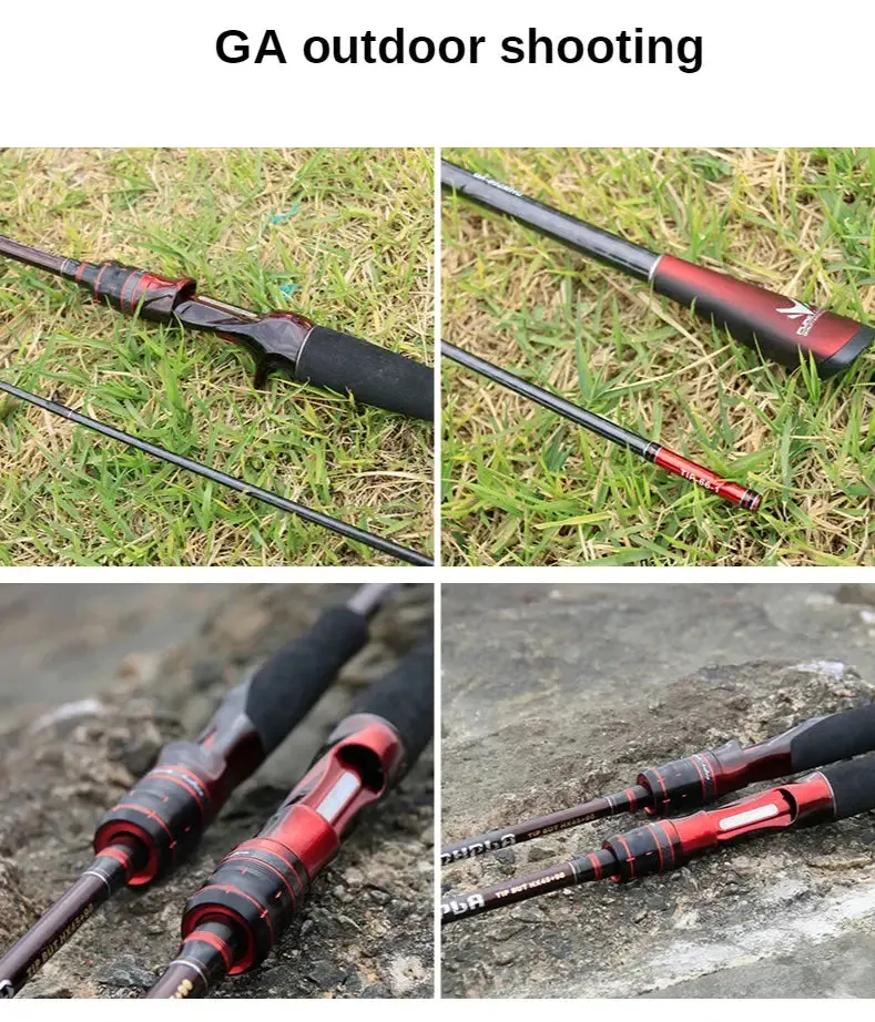 Lureswholesale® Pure Lure ultralight seawater 2 pieces rod spinning fishing
