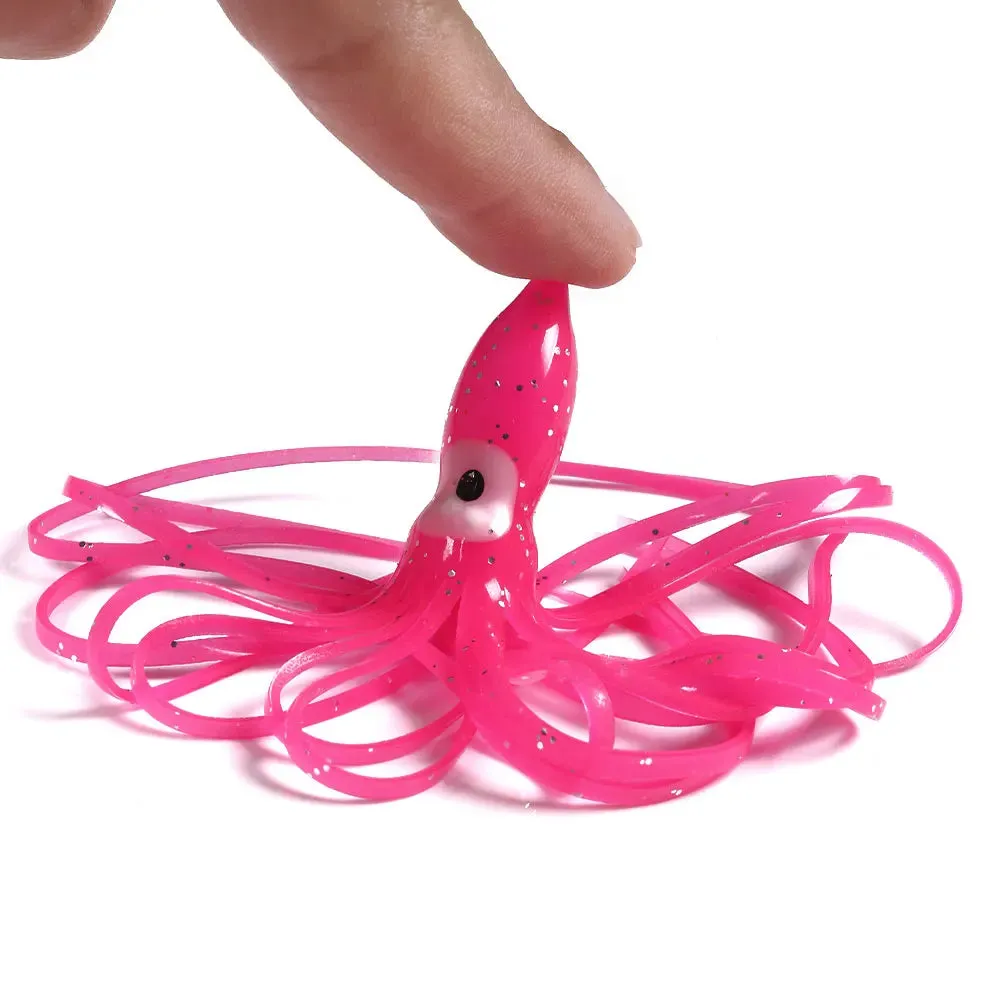 Lureswholesale® soft rubber octopus squid skirts saltwater fishing lures