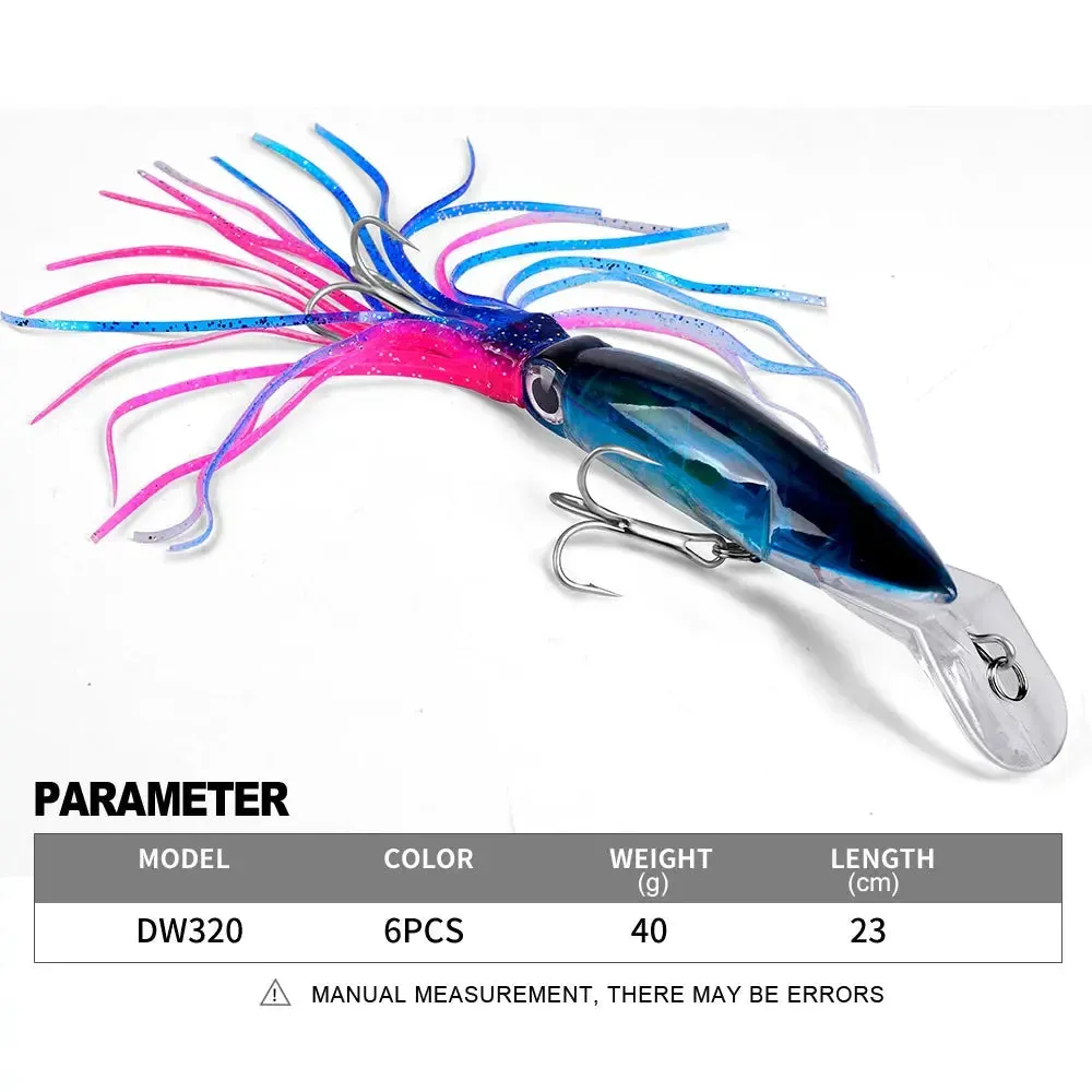 Lureswholesale® Squid Fishing Hooks Squid Jig Lure