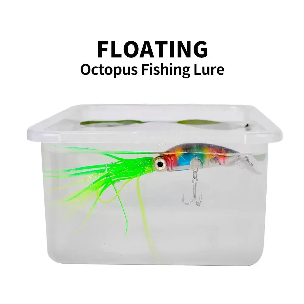 Lureswholesale® Squid Jig Bass Bait With Skirts