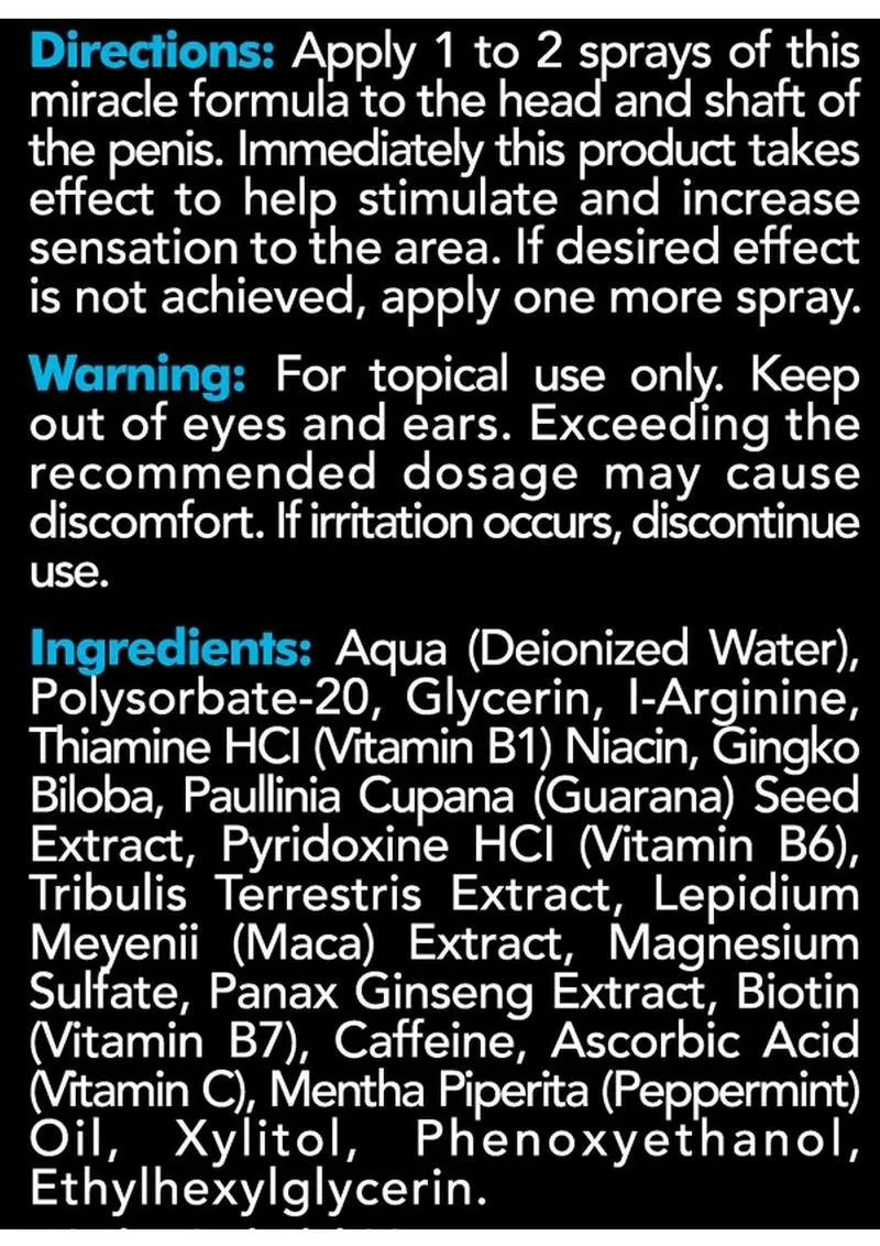 Mansation Male Stimulation Spray