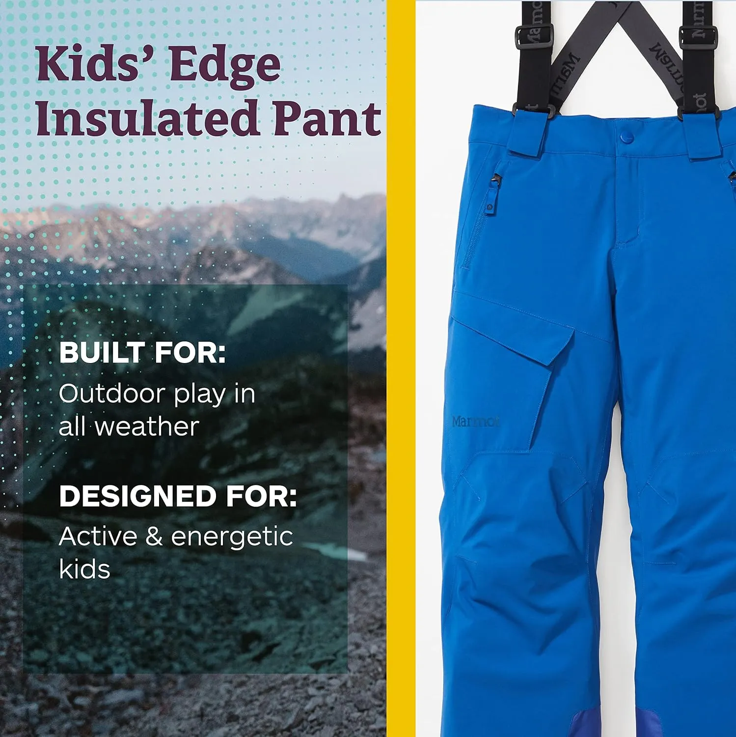 MARMOT Kid's Edge Insulated Snow Pant