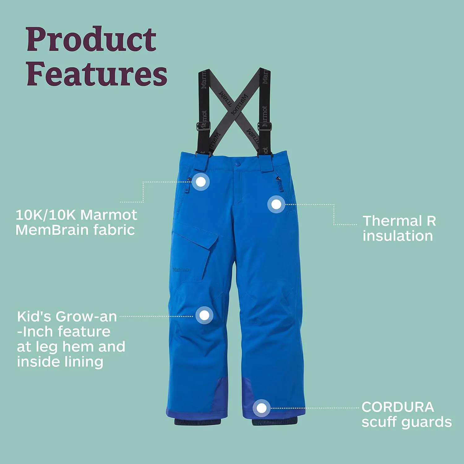 MARMOT Kid's Edge Insulated Snow Pant