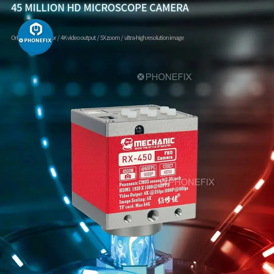 Mechanic MOS 4K Pro Industrial Microscope Camera HD 4K Video Camera