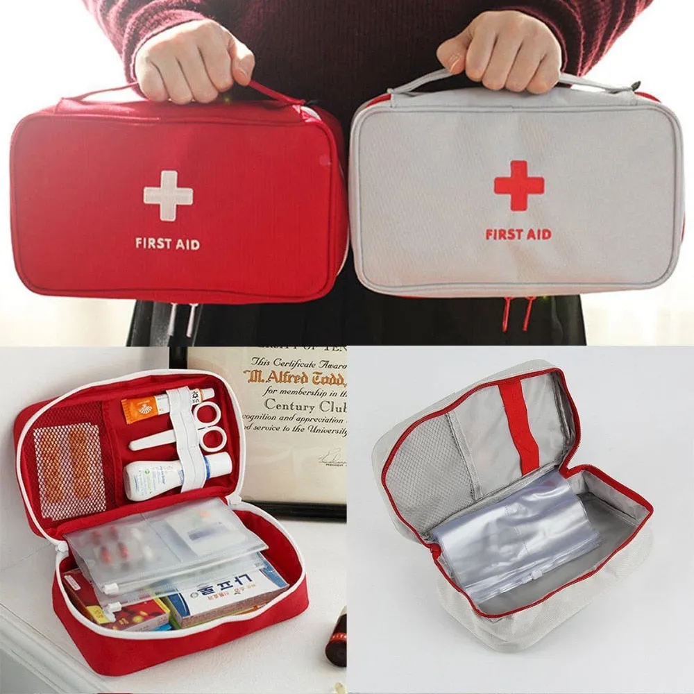 Medicine Travel Bag Portable First Aid Bag Storage Travel Case