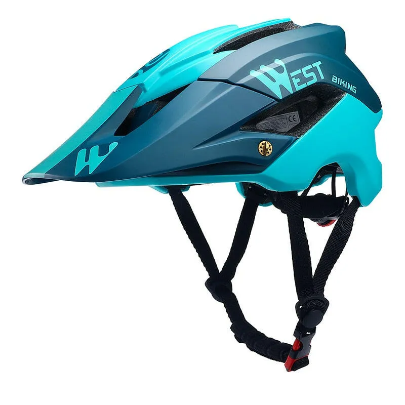 Men Cycling Helmet With Sun Visor MTB Road Bike Trail XC Helmet Adjustable Ultralight Safety Sport Bicycle Helmet