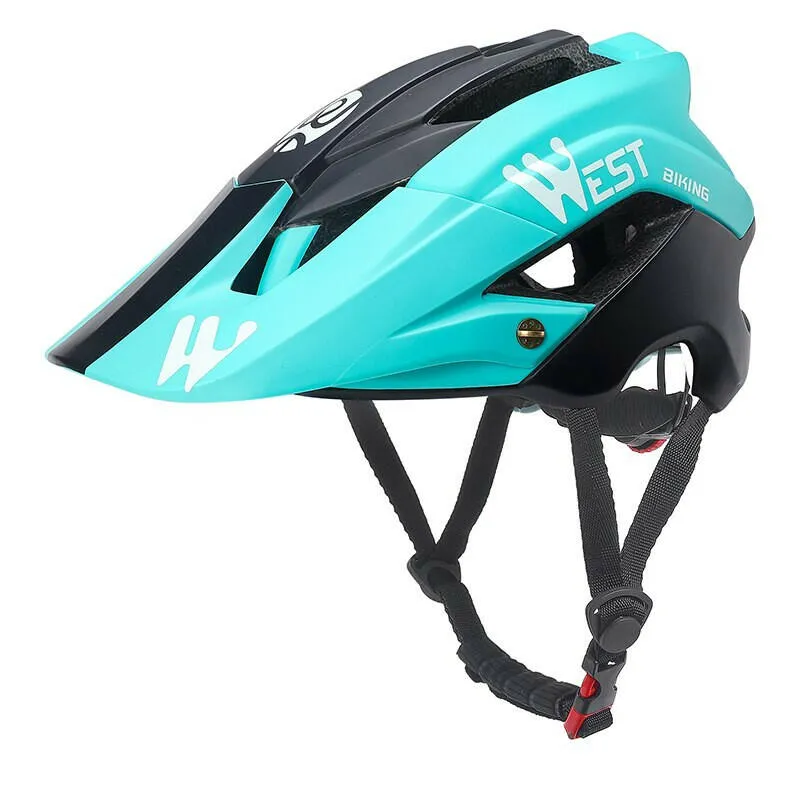 Men Cycling Helmet With Sun Visor MTB Road Bike Trail XC Helmet Adjustable Ultralight Safety Sport Bicycle Helmet