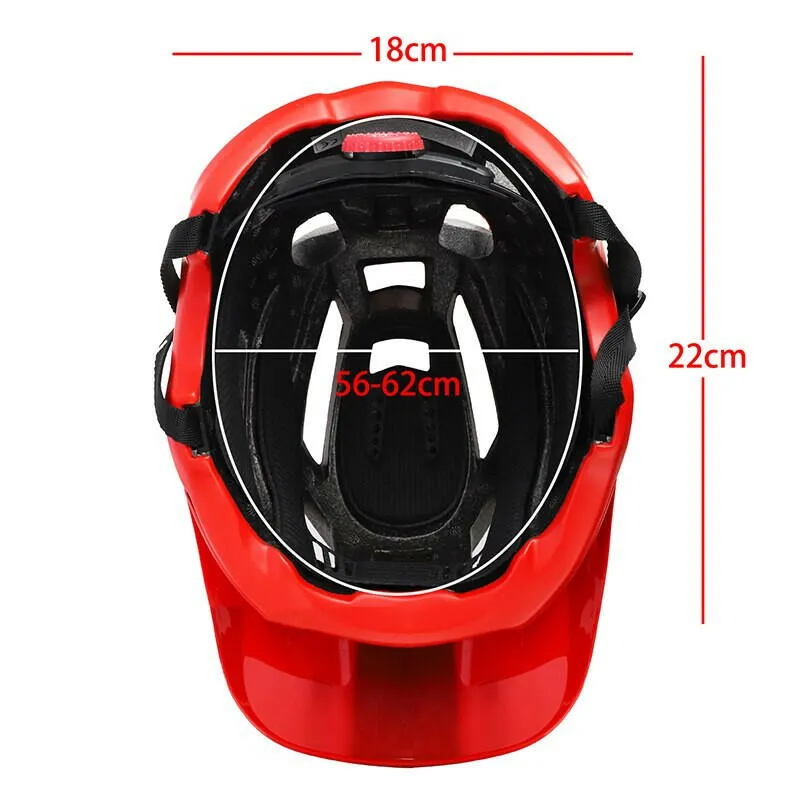 Men Cycling Helmet With Sun Visor MTB Road Bike Trail XC Helmet Adjustable Ultralight Safety Sport Bicycle Helmet