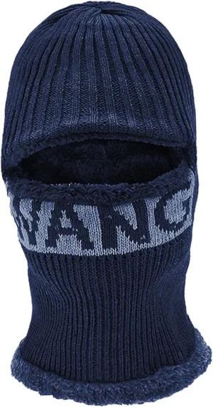 Men Knitted Balaclava Trendy Windproof Hood for Camping Climbing Skiing Skating